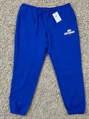 Nike Club Men’s Fleece Joggers Pants Blue HJ2185-480, Size XL (New)